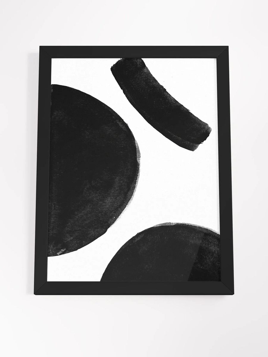 Abstract Elegance Framed Poster – Modern Abstract Art | Minimalist Wall Décor | Premium Framed Art for Contemporary Spaces product image (4)