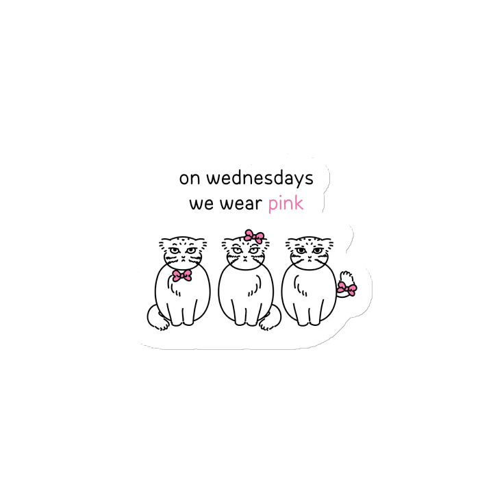 Pink Wednesdays Manul - Magnet product image (2)