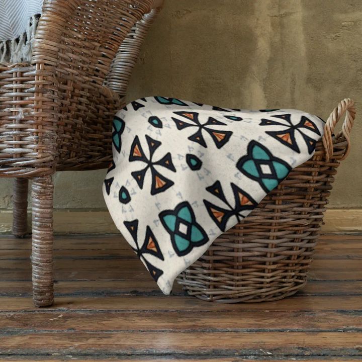Abstract Florals Throw Blanket product image (2)