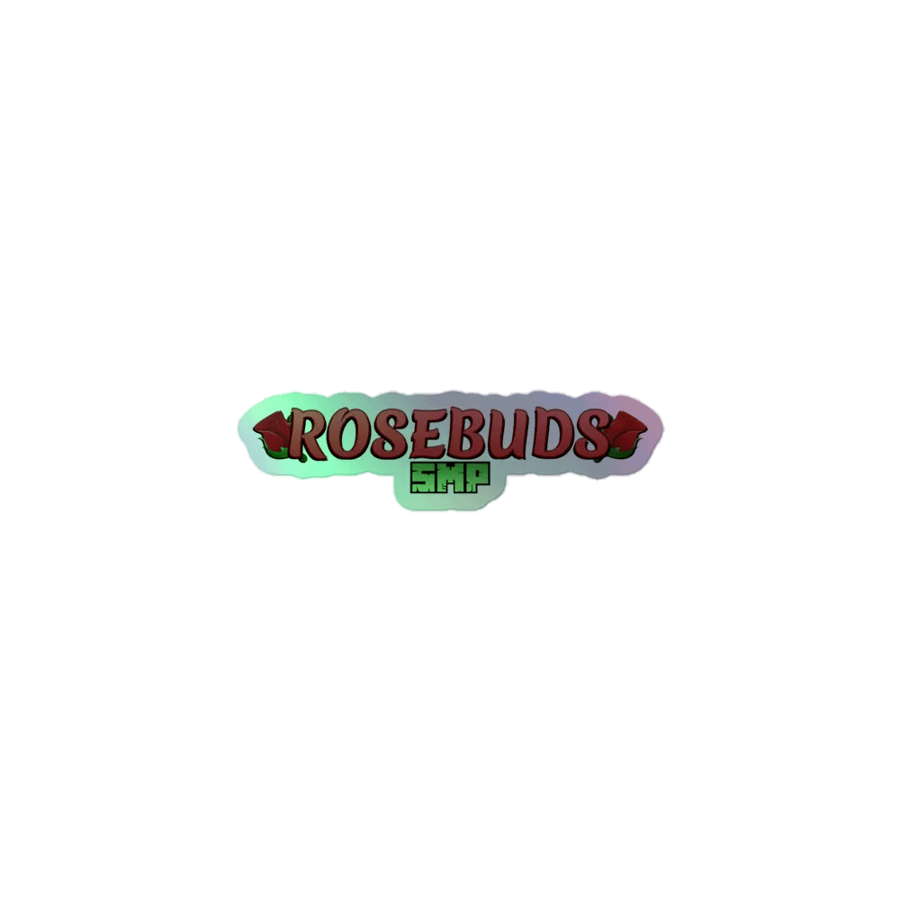Rosebuds Full Logo Holo Sticker product image (1)