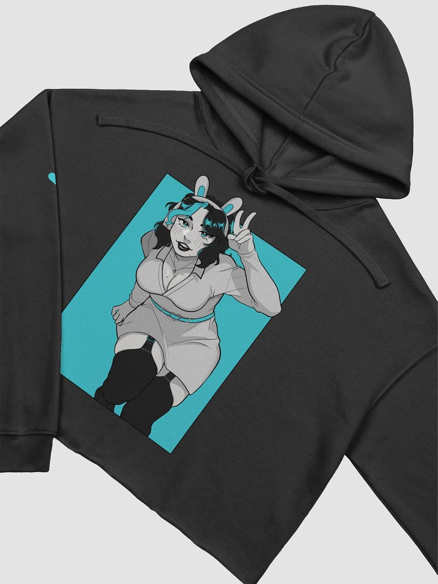 Bunny Swii Cropped Hoodie Blue product image (3)