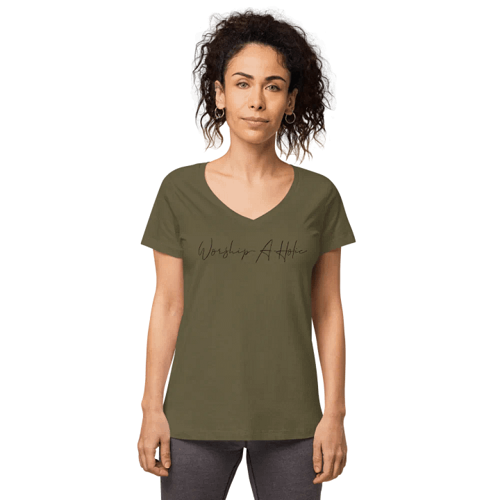 Worship-a-holic V-Neck product image (2)