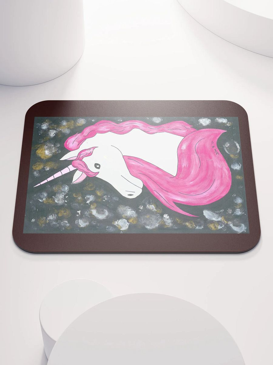 Unicorn - (art by Dina R.) - acrylic painting picture - Classic Mouse Pad product image (1)