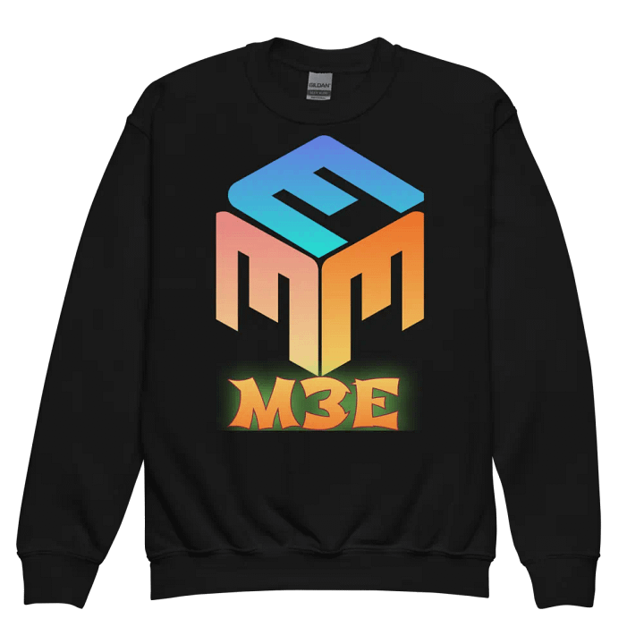 M3E Cube Gradient Youth Sweatshirt product image (2)