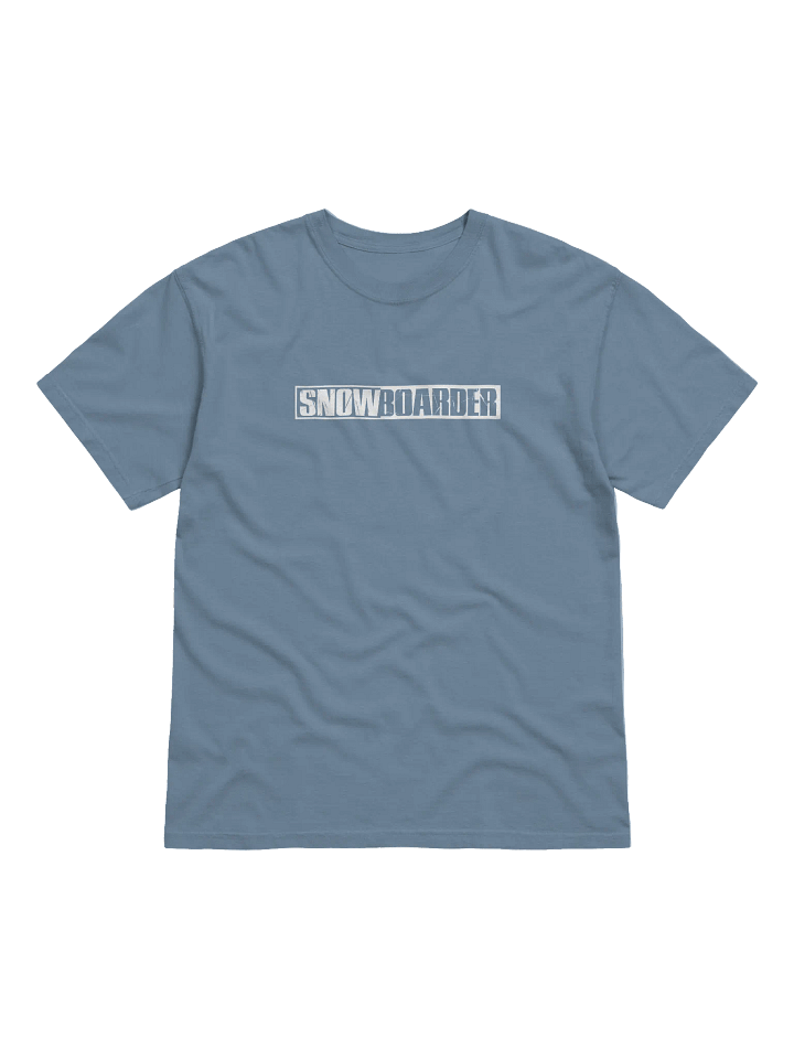 Snowboarder Lockup Logo | Crew T-Shirt (Dark) product image (6)