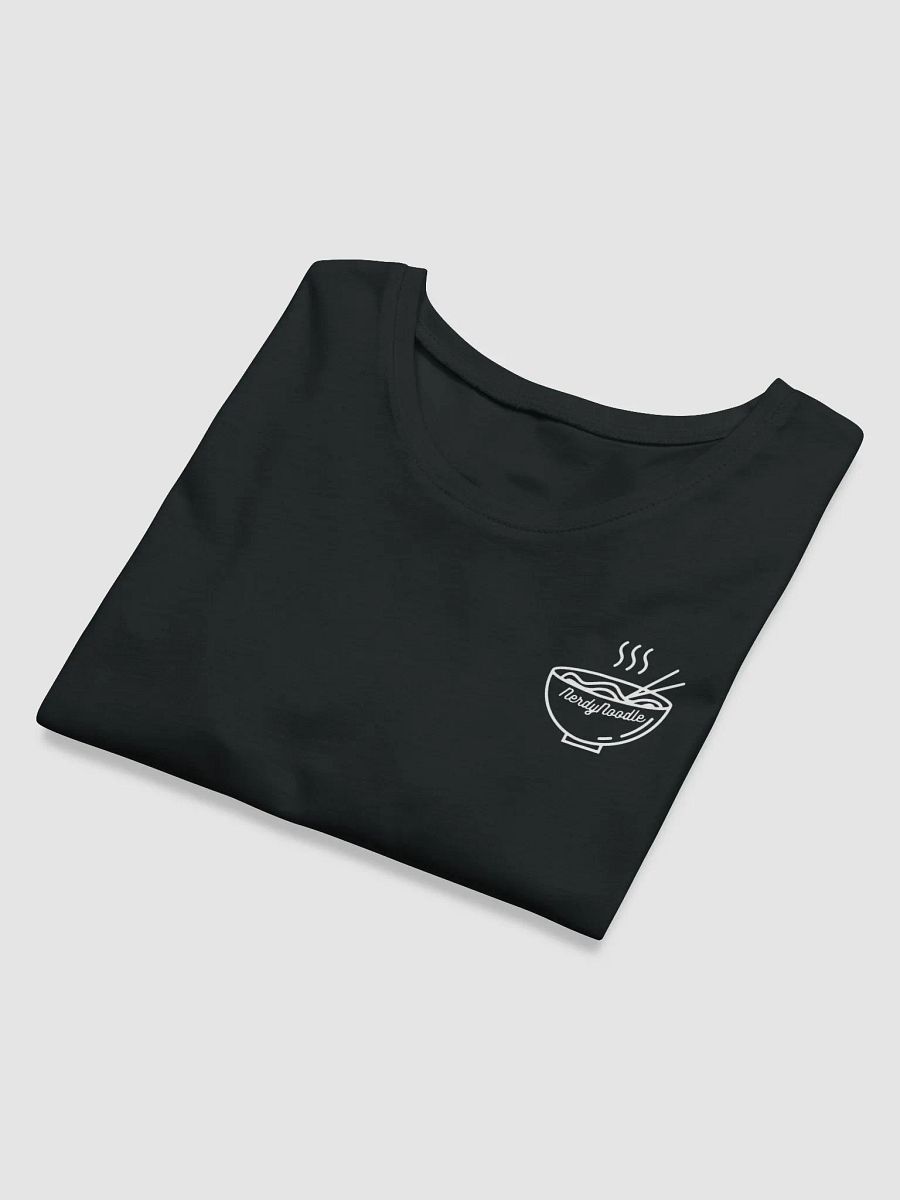 Simplistic NerdyNoodle Emblem Cropped Tee (Black) product image (5)