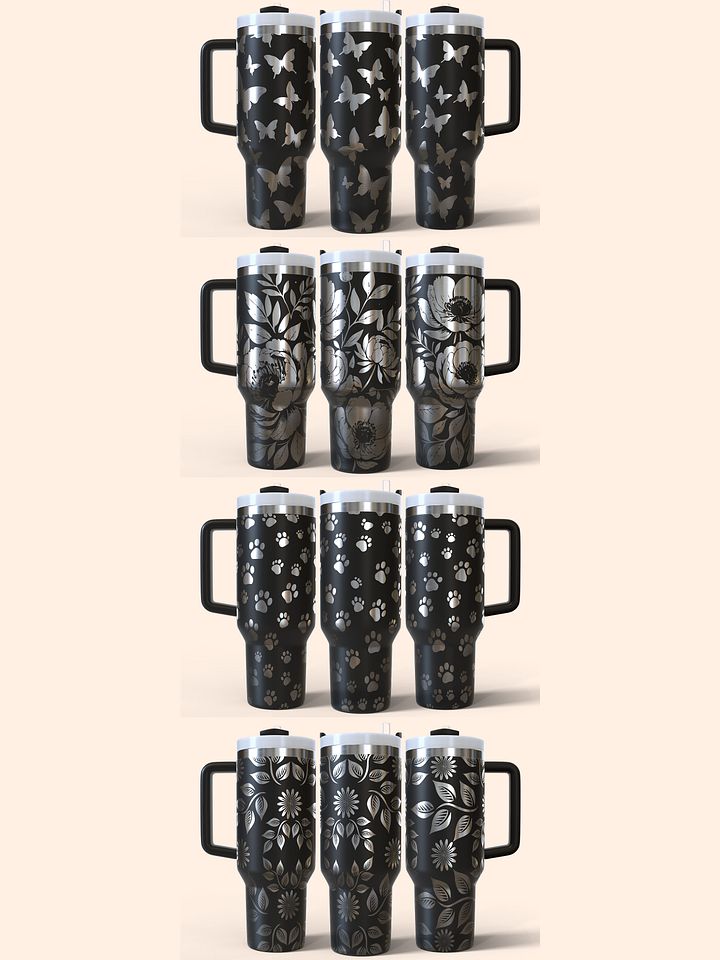 4 Laser Tumbler Wrap Designs Bundle 1 product image (1)