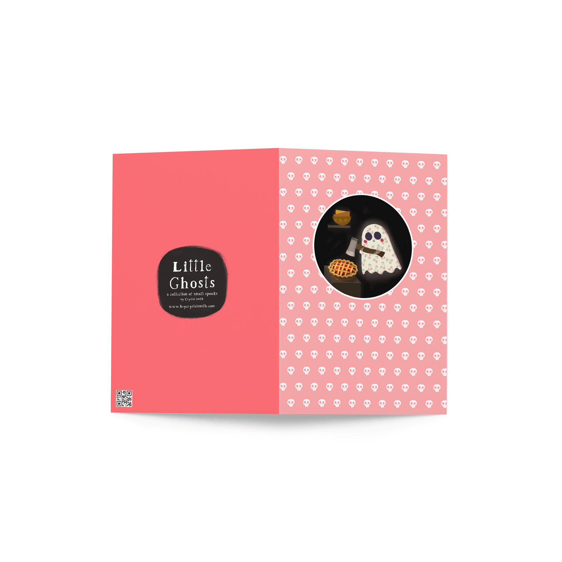 Little Ghost & Cherry Pie - Greeting Card product image (5)