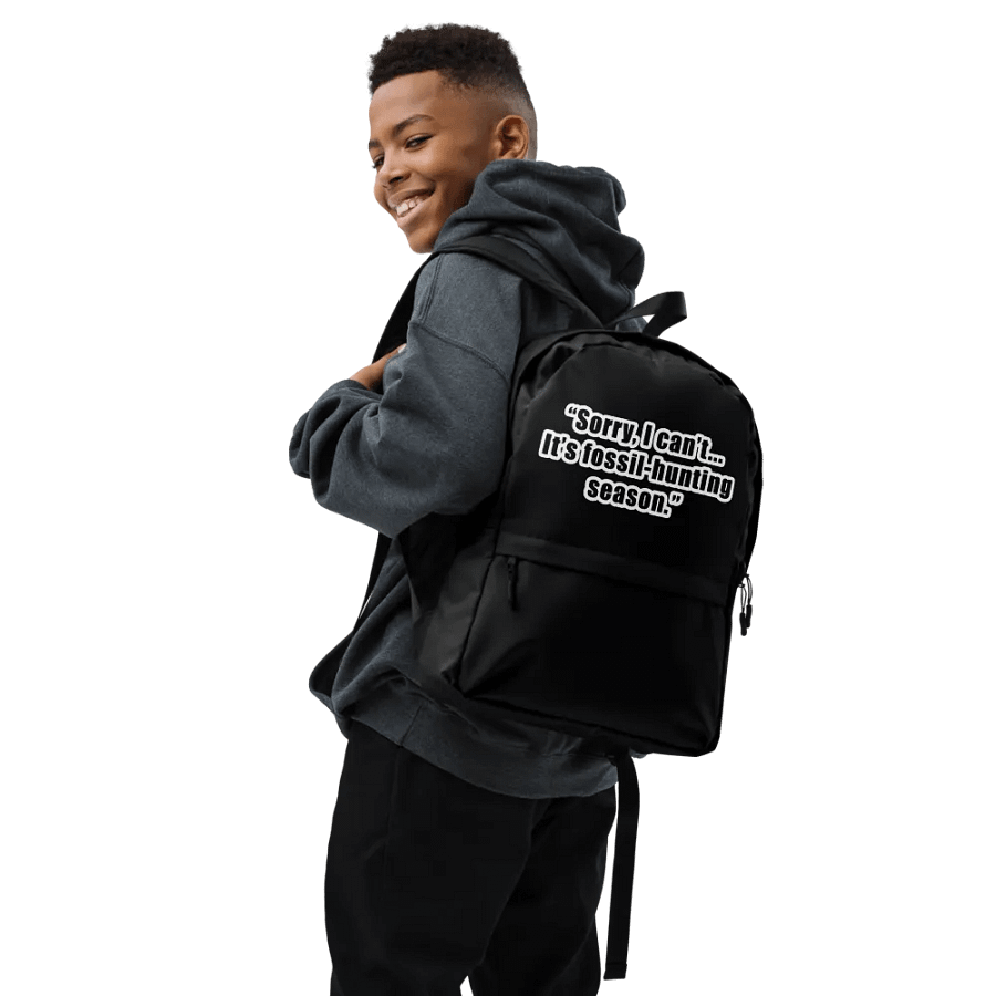 Fossil Hunting Season Backpack! product image (7)