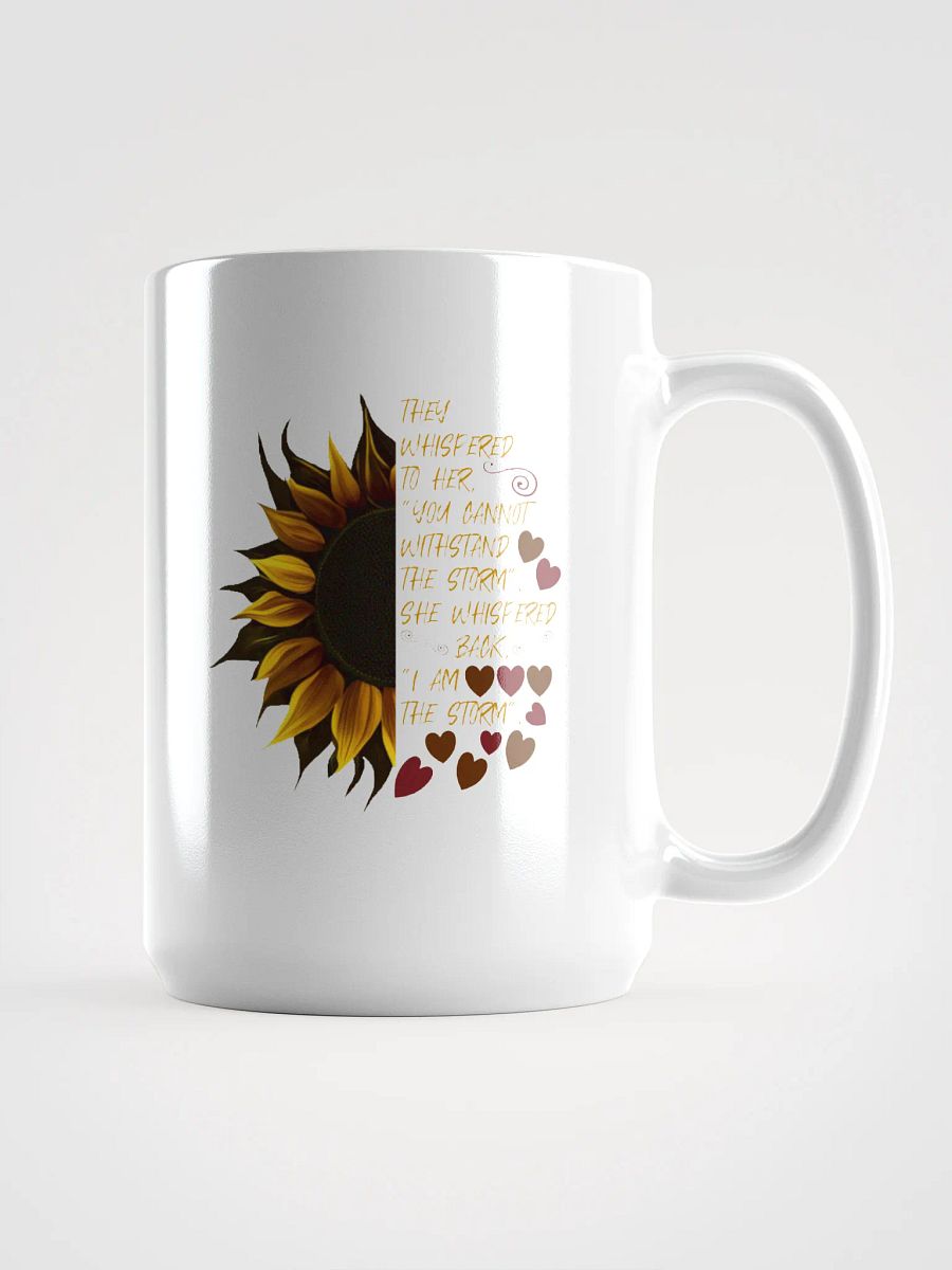 I Am the Storm Sunflower Mug product image (1)