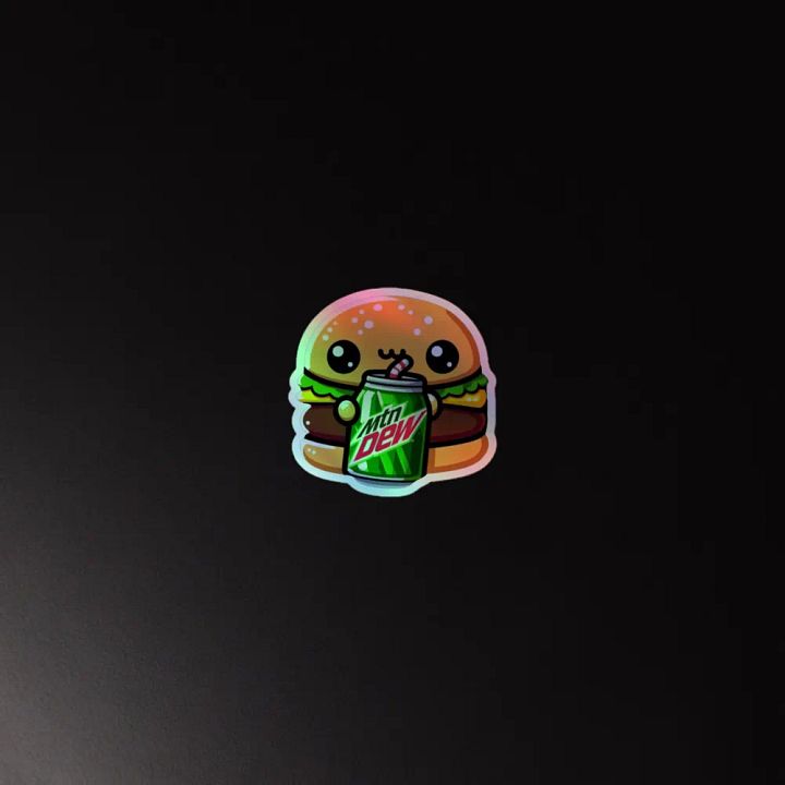 Burger Buddy Holographic Sticker Sheet product image (4)