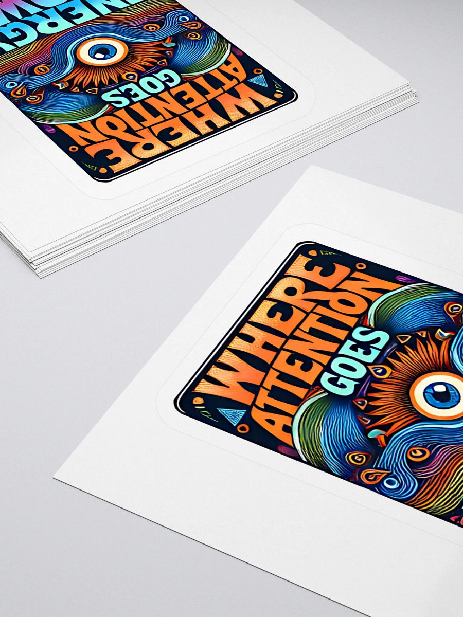 Energy Flows Kiss Cut Sticker product image (16)