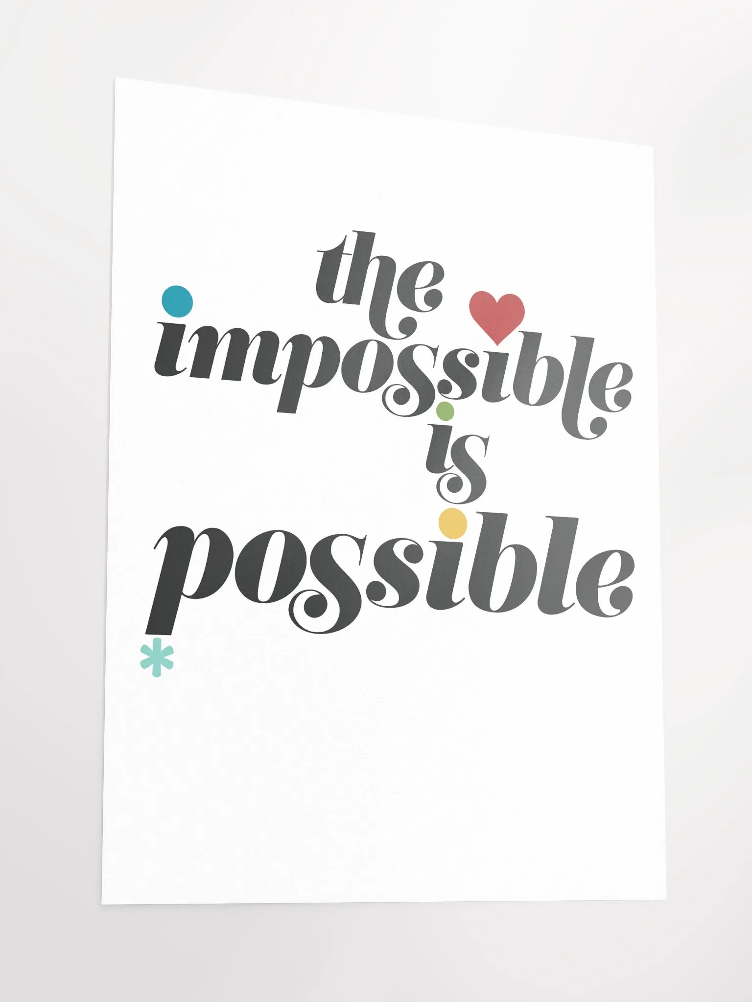 The Impossible Is Possible Pop Poster product image (3)