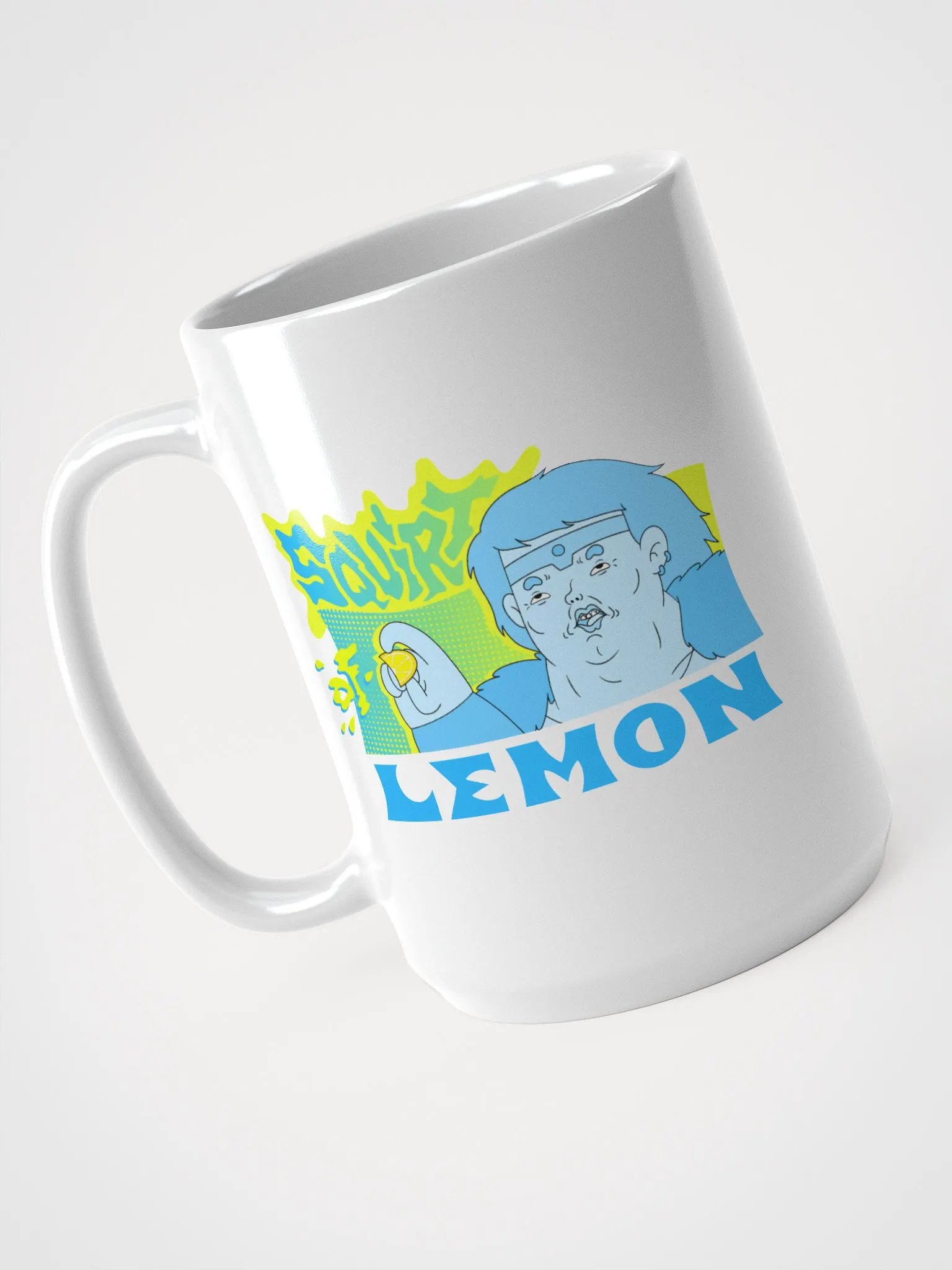 Squirt of Lemon - Blue Mug product image (3)