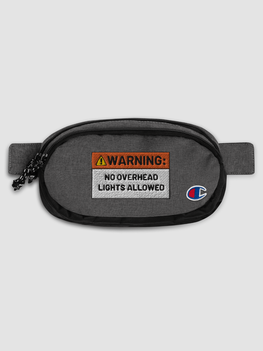 CAUTION: NO OVERHEAD LIGHTS Fanny Pack product image (2)