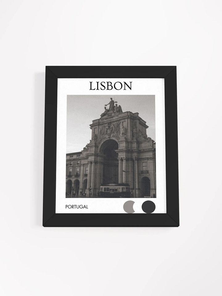 Arco da Rua Augusta - Black & White / Framed product image (1)