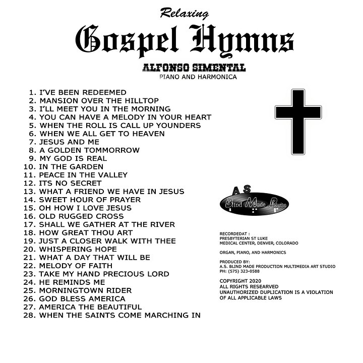 RELAXING GOSPEL HYMNS -A SIMENTAL PSL - MP3 ALBUM product image (2)