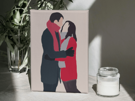 Custom Oil Portrait illustration Custom Family Portrait Painting Faceless Portrait Custom Family Portrait Oil Illustration product image (6)