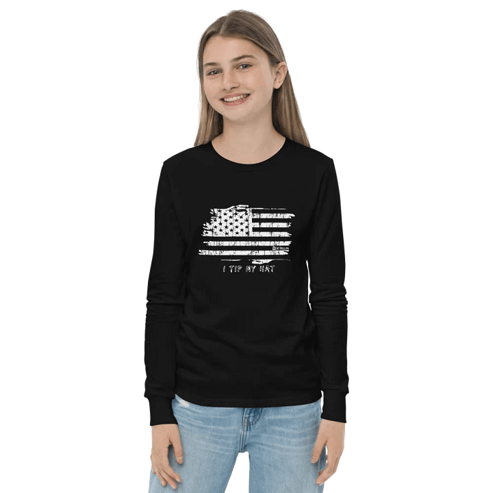 I Tip My Hat Long Sleeve Kids product image (1)