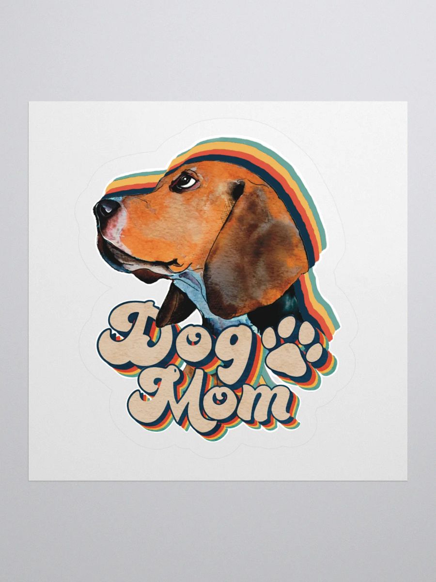 Beagle Dog Mom Sticker product image (1)