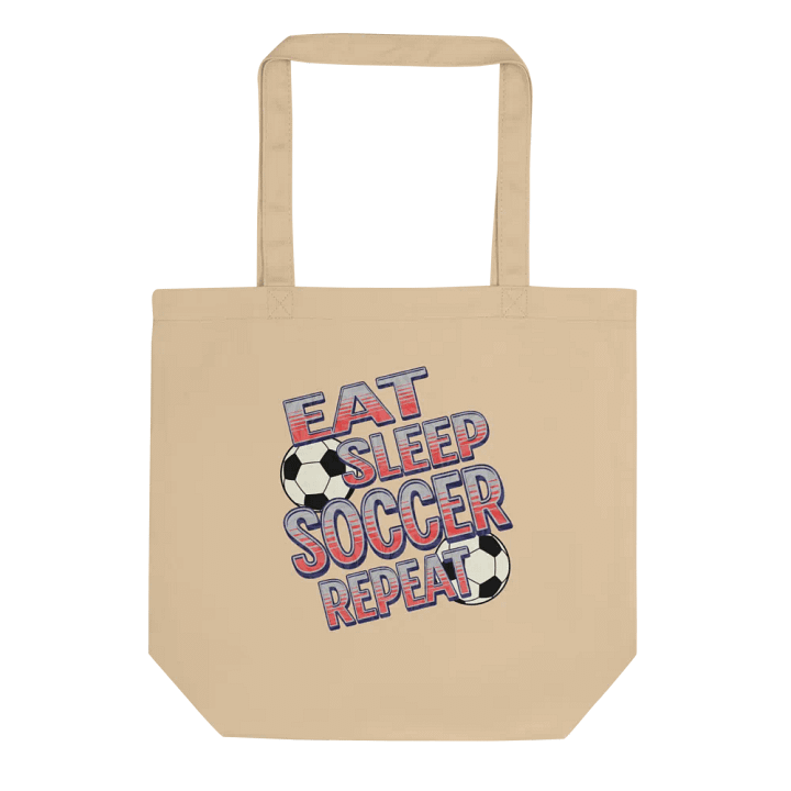 Eat Sleep Soccer Repeat Angle Statement Tote product image (1)