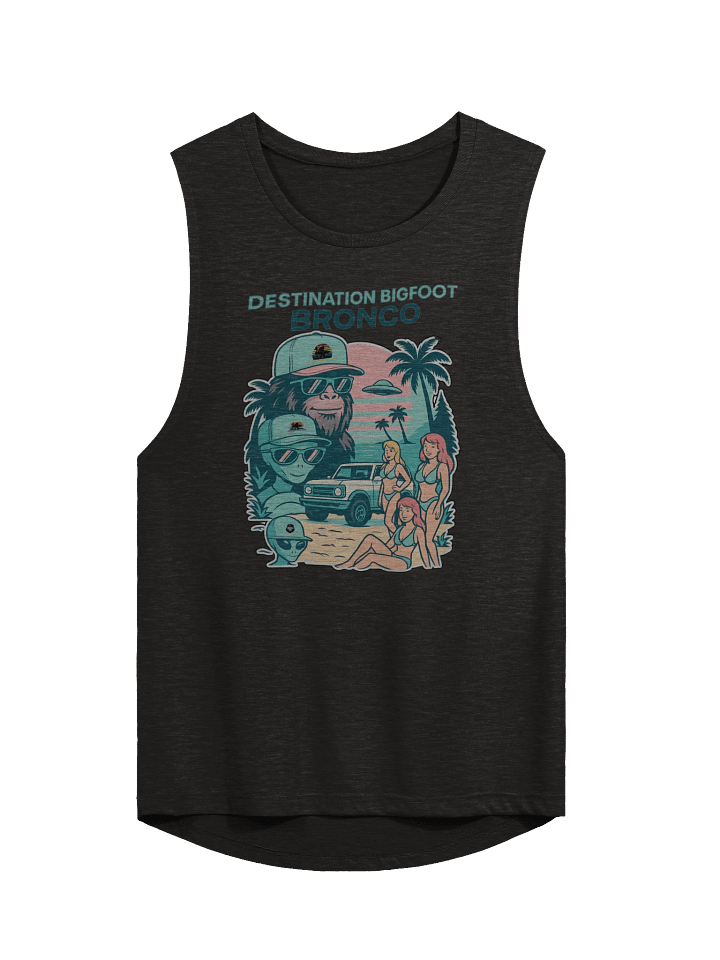 Destination Bigfoot Bronco Legends Of Sunset Best Friends Flowy Women's Muscle Tank (Multiple Colors Available) product image (3)