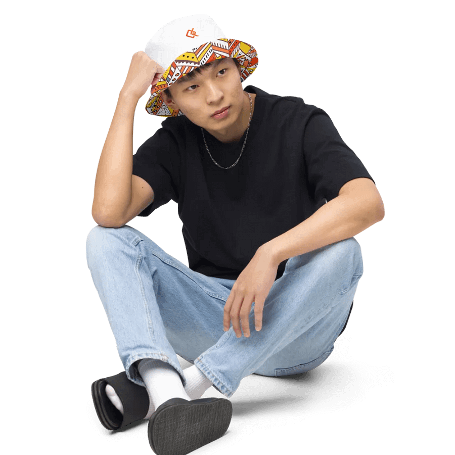 Vibrant Geometric Reversible Bucket Hat product image (6)