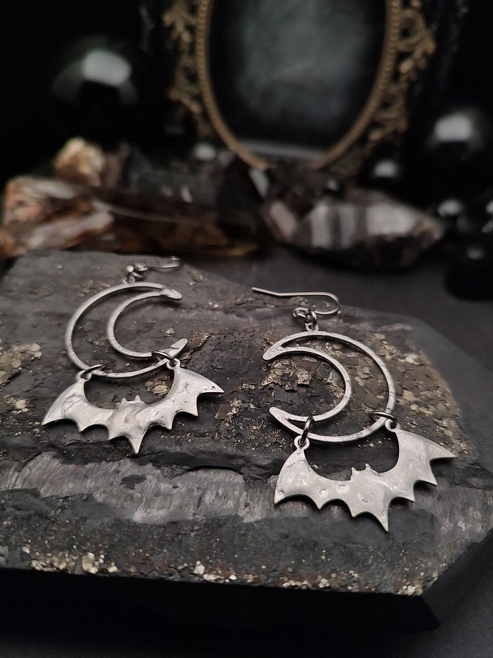 Earrings Bats - Batty Moons product image (2)