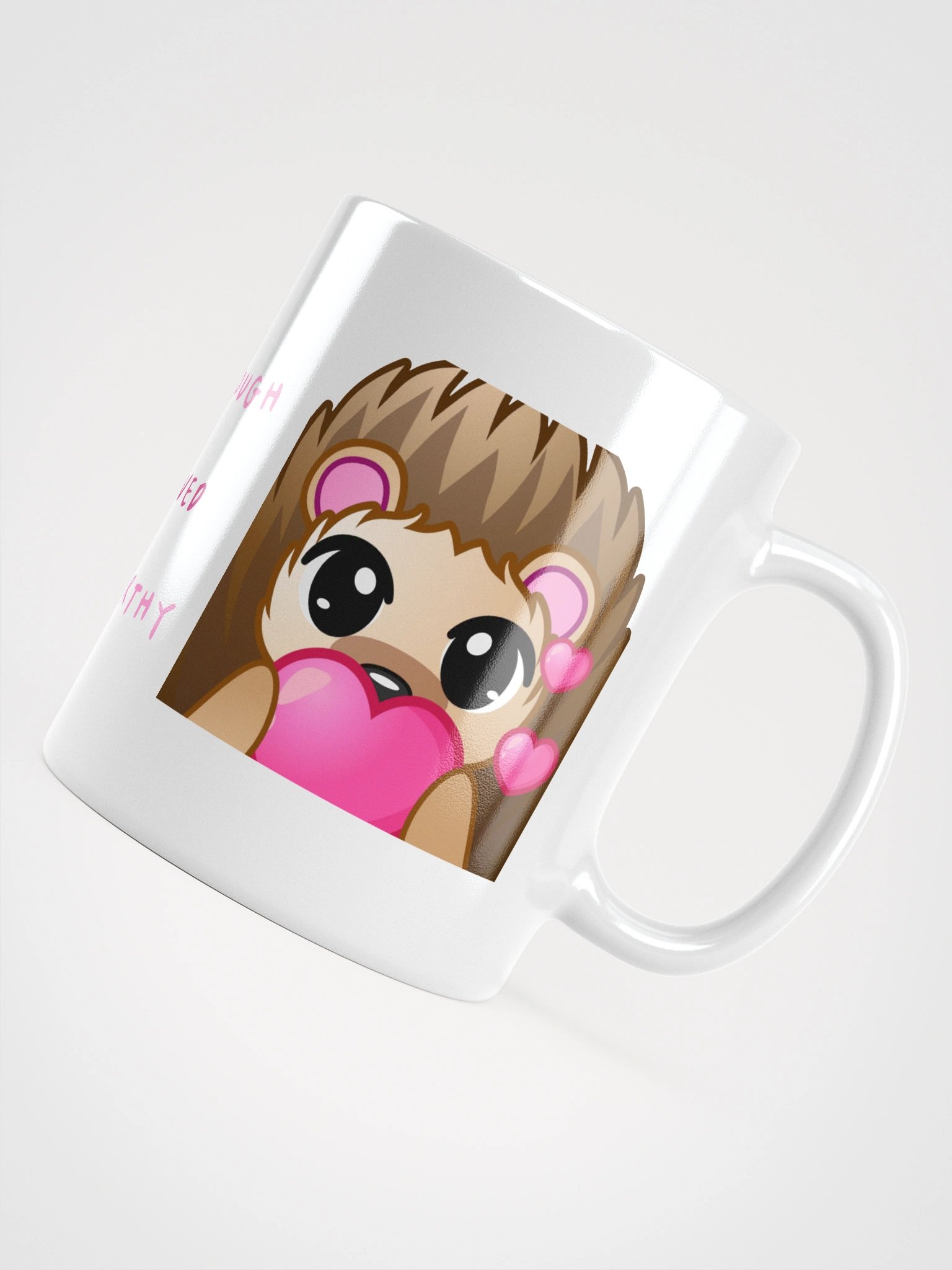 I am loved white mug product image (7)