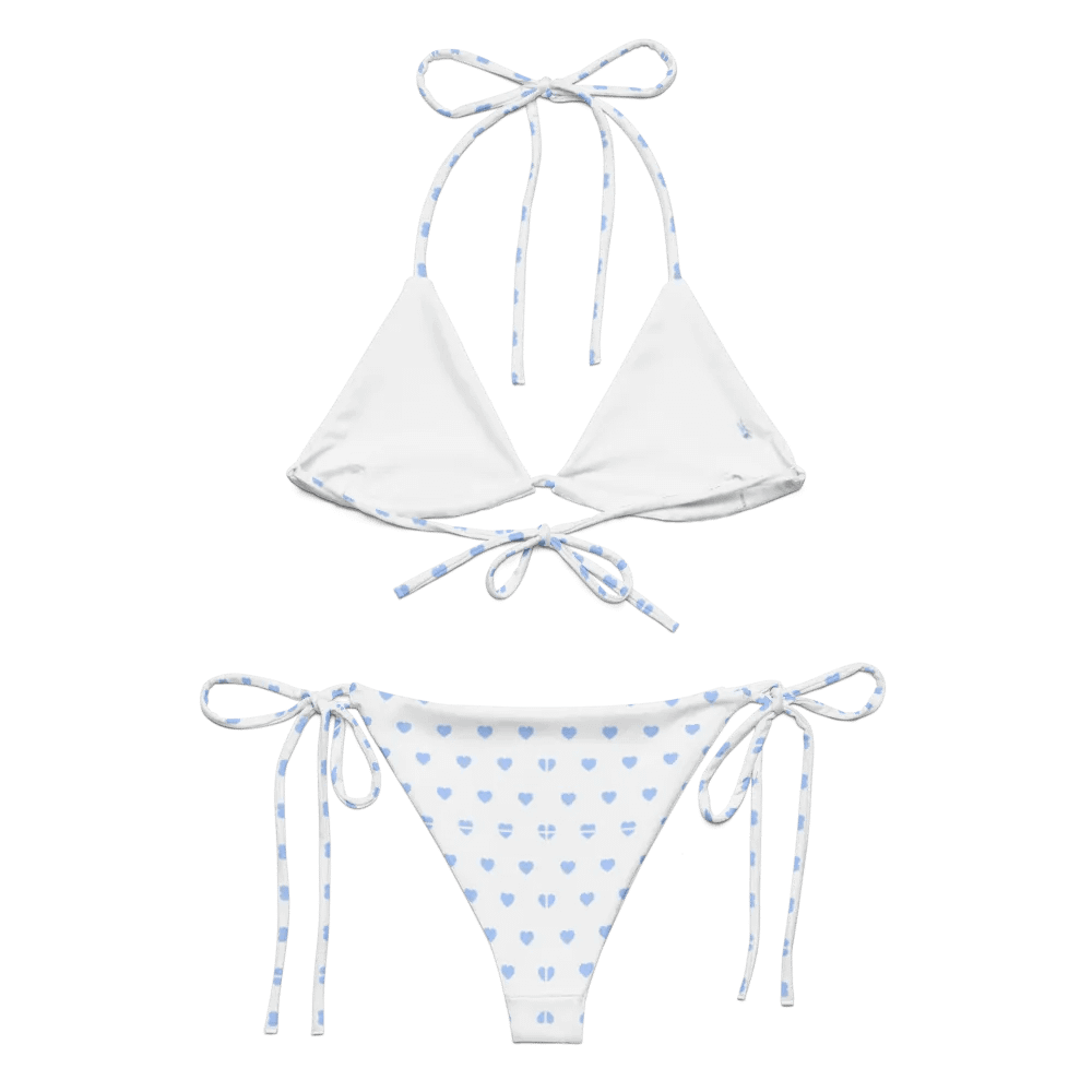 Pastel Heart Seamless Pattern String Bikini - v9 product image (5)