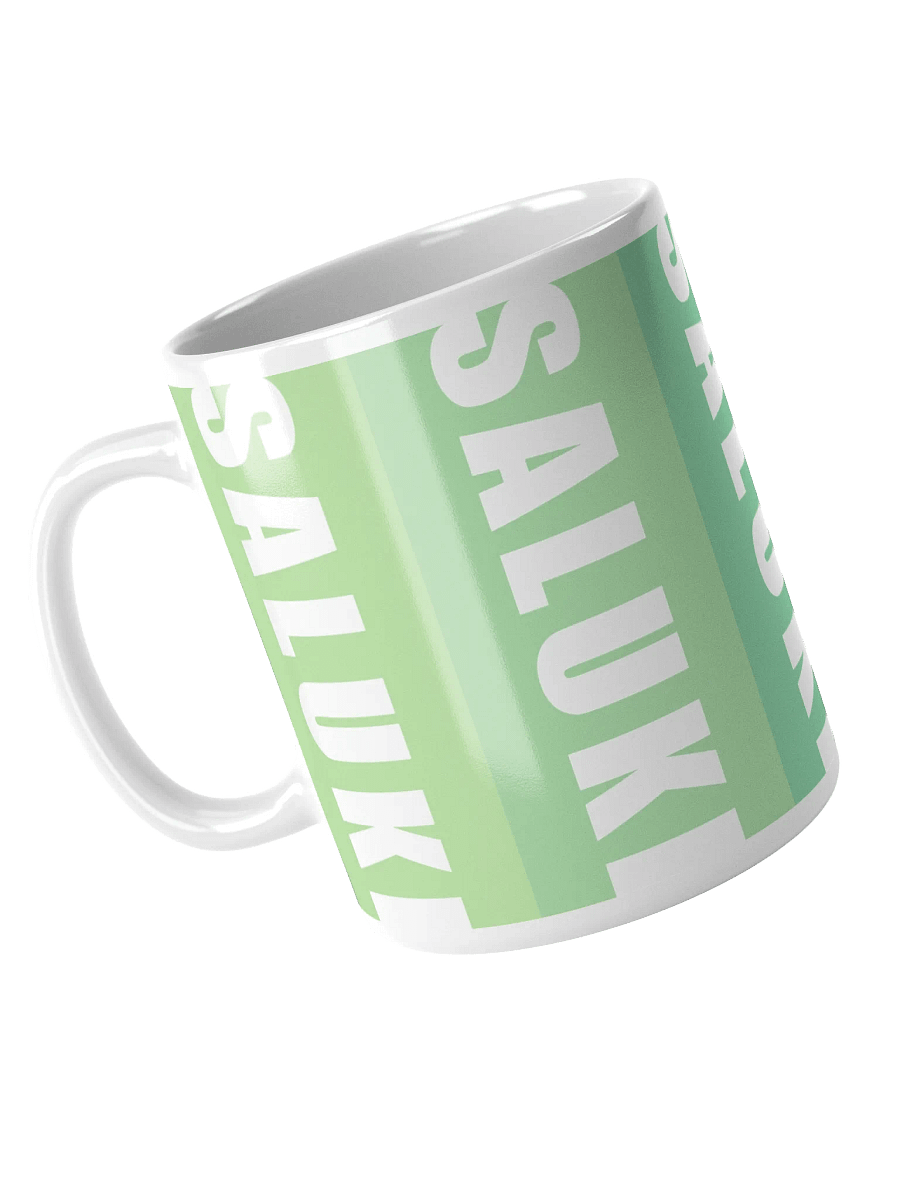 Saluki Lime Cream Modern Chic Small Ceramic Mug product image (4)
