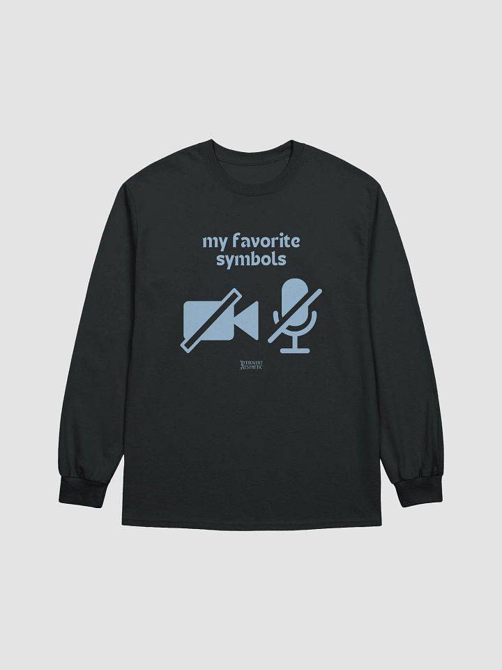 Muted Camera Icons Unisex Long Sleeve Tee product image (1)