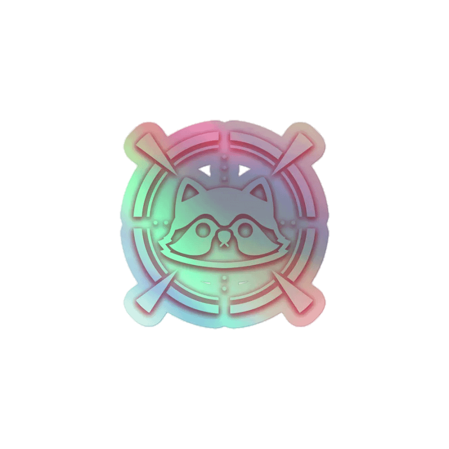 Holo logo sticker product image (1)