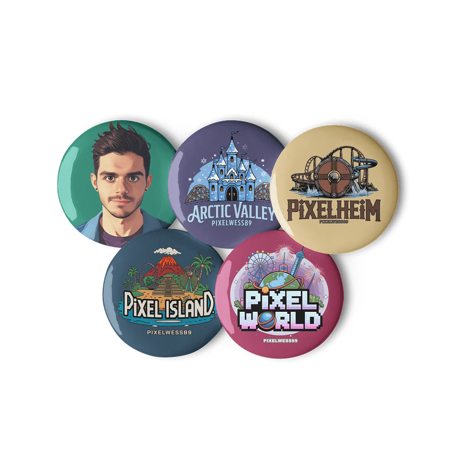 PixelWess89 Pin Button Set product image (1)