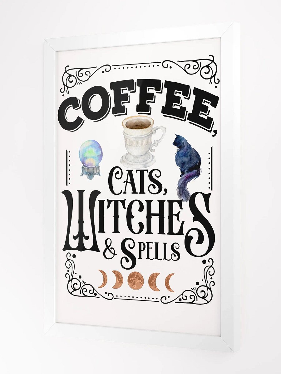 Coffee, Cats, Witches, and Spells - Witchy, Kitchen Witch, Magic Kitchen Gift product image (3)