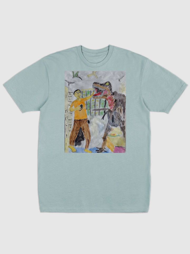 Cotton Heritage Men's Premium Heavyweight Tee : Me vs t. rex product image (3)