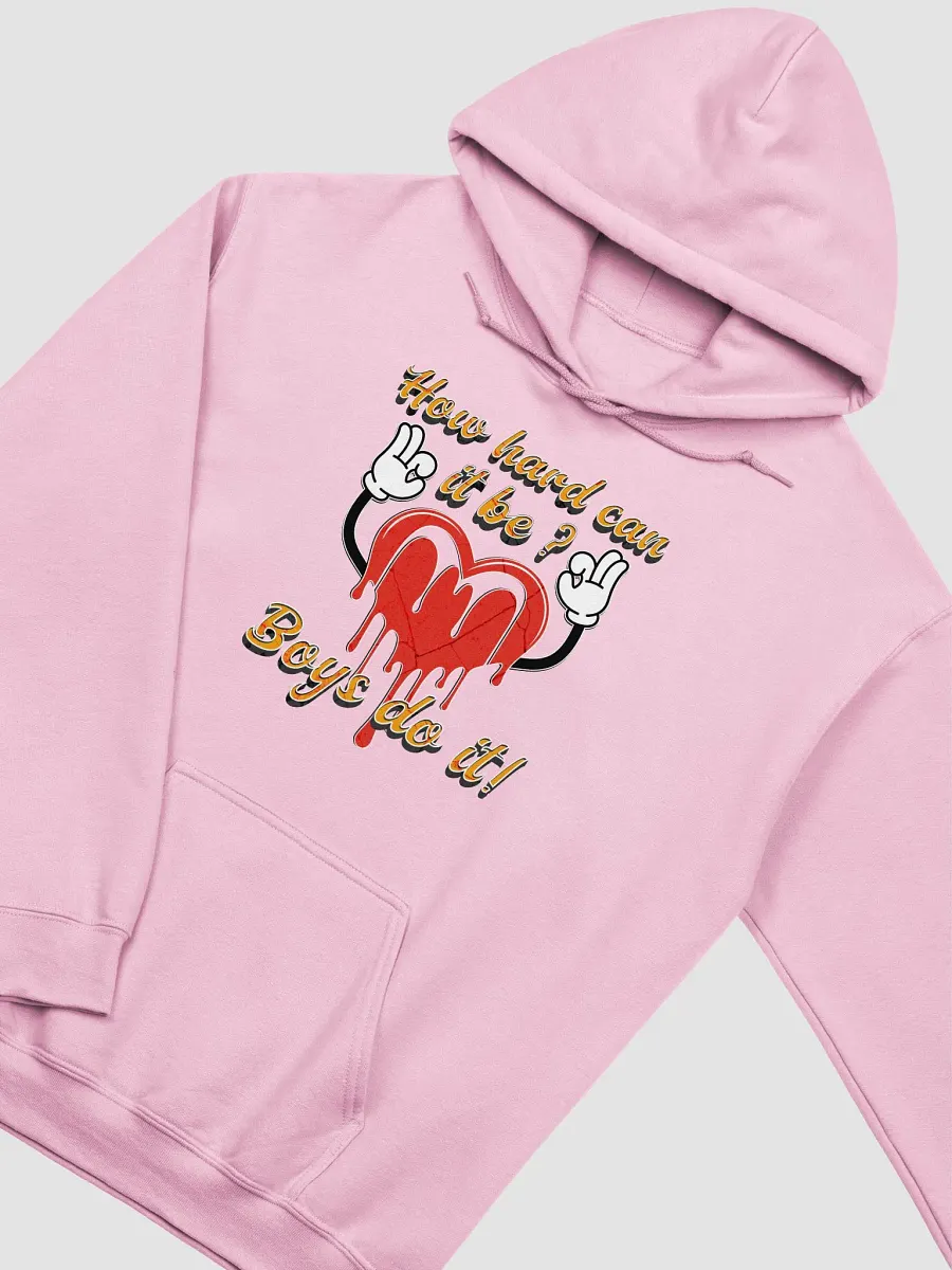 How Hard Can It Be Boys Do It Heart Drip Classic Hoodie product image (12)