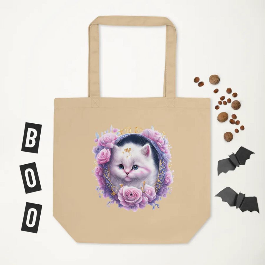 Majestic Feline Fantasy Tote Bag product image (5)