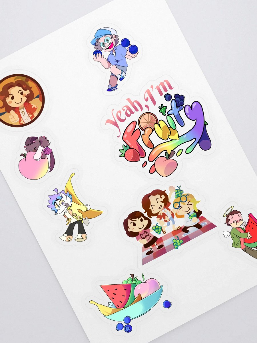 FRUITY COLLECTION STICKER PACK! product image (5)