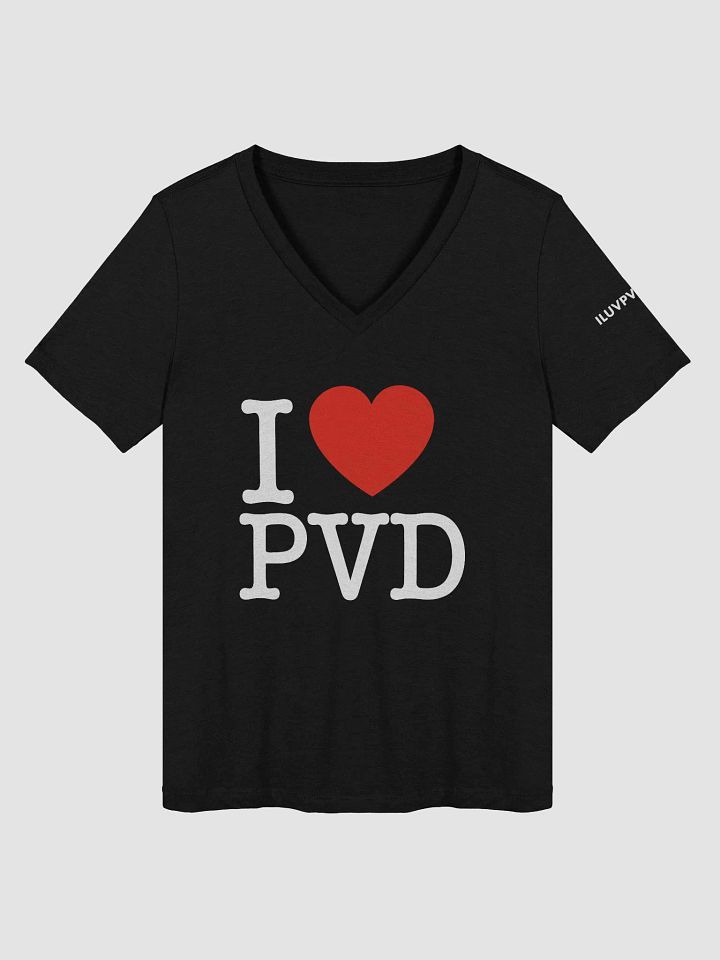 I LUV PVD V-Neck Tee 2 (Black) product image (1)