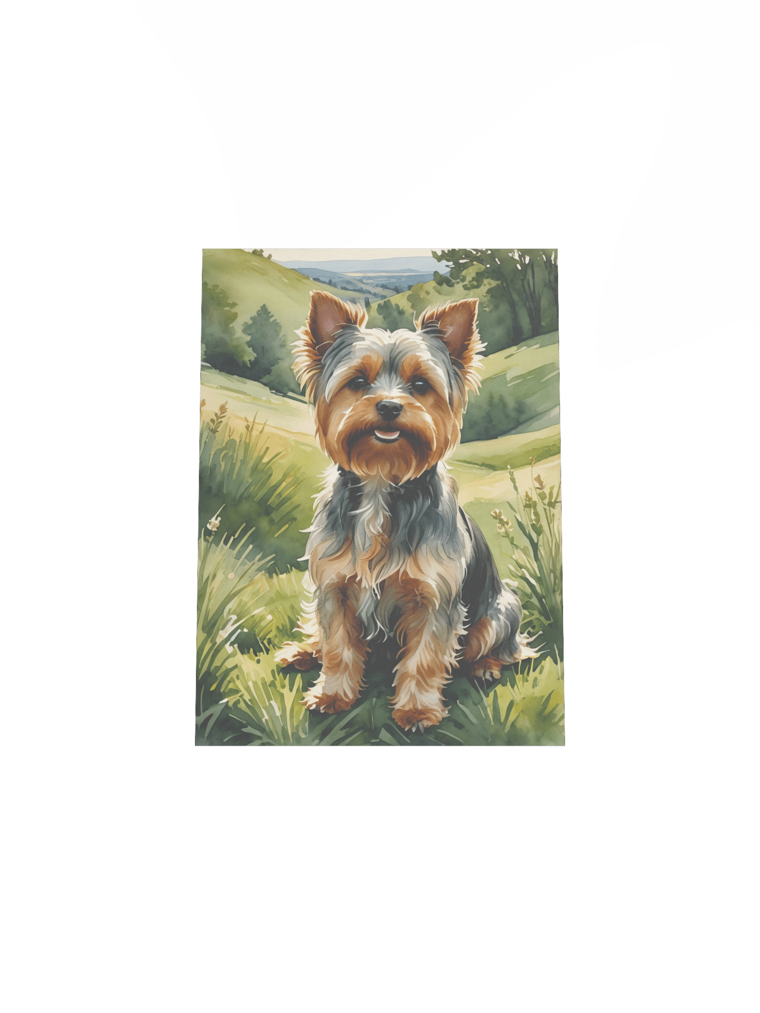 Yorkie Terrier Lover Matte Paper Poster product image (4)