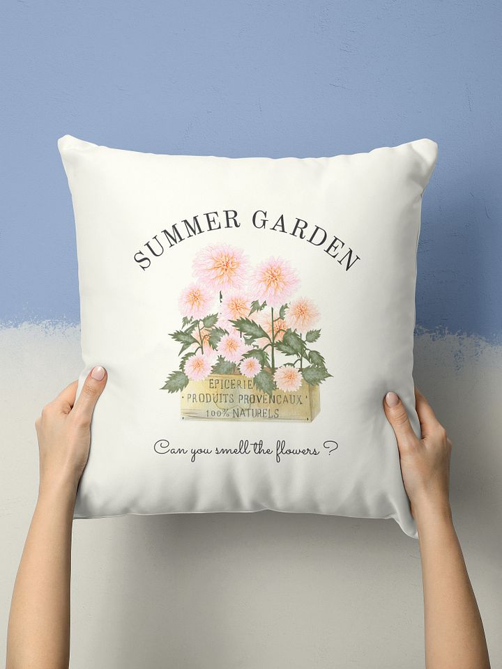 CAN YOU SMELL THE FLOWERS - SUMMER GARDEN PILLOW for COTTAGE LOVERS product image (1)