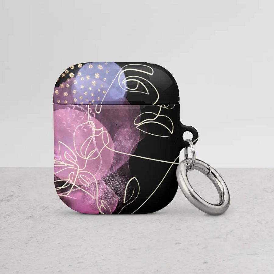 Whimsical Faces & Flora AirPods® Case gift for moms friends sons daughters product image (7)
