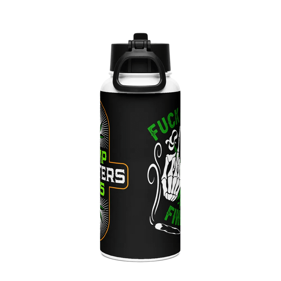 HempQuarters FAFO Stainless Steel Water Bottle 32oz product image (2)