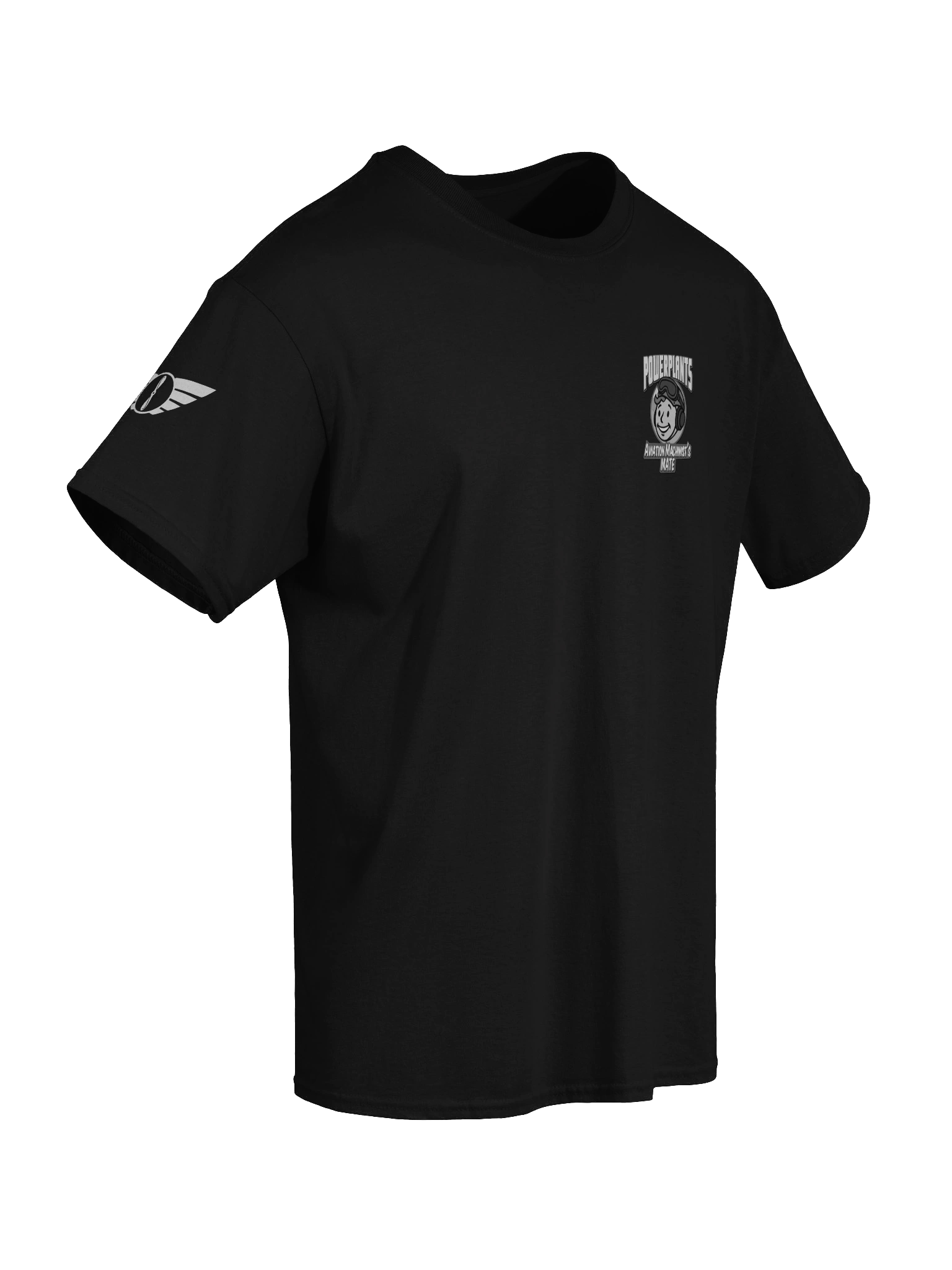 "POWERPLANTS: Puff!" B/W Work Shirt product image (6)
