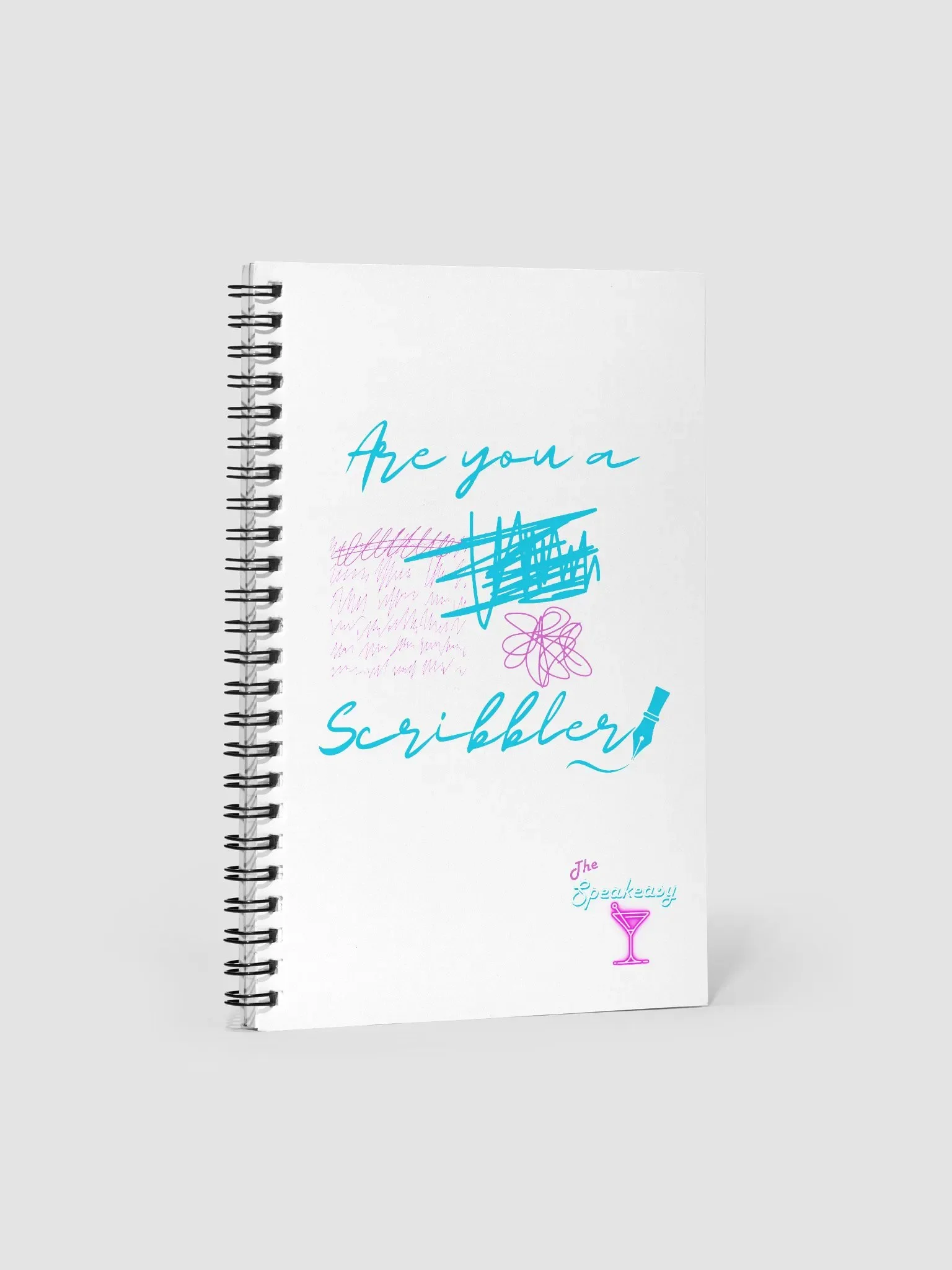 Are You a Scribbler Spiral Notebook product image (1)
