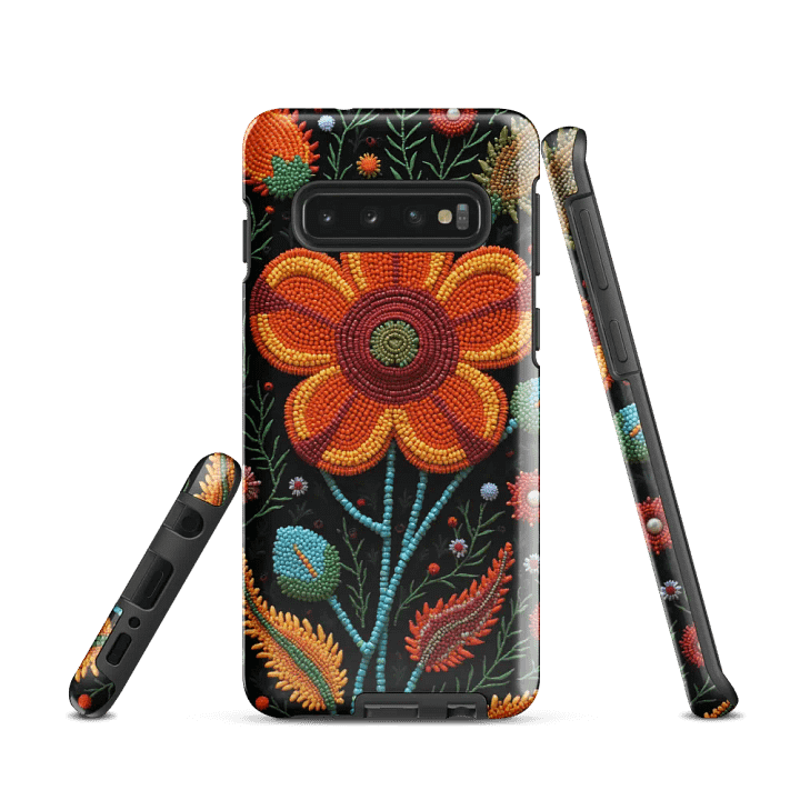 Vibrant Faux-beaded Flower Samsung® Tough Case product image (1)