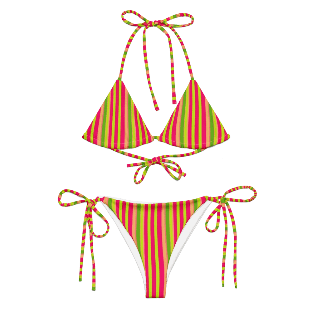 Vibrant Stripes Reimagined Bikini Set product image (1)