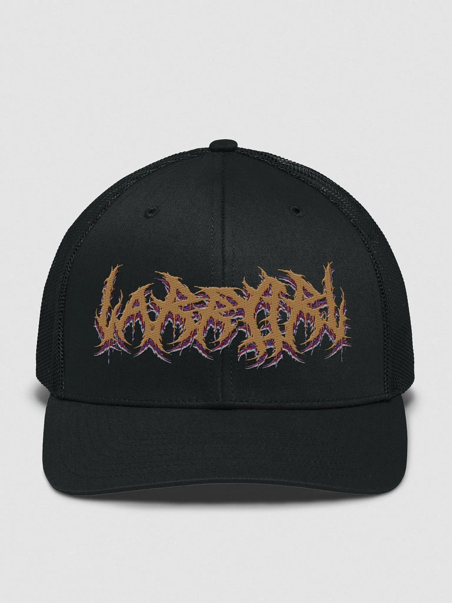 Larry Metal Logo but... on a Trucker Cap product image (1)