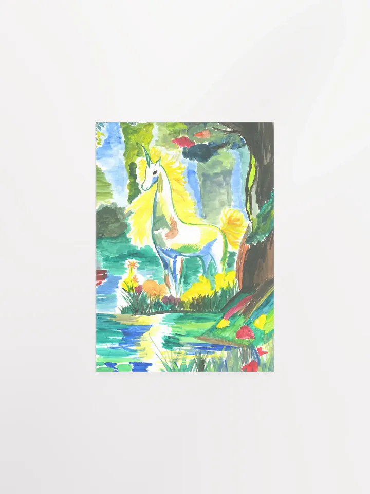 Unicorn In Paradise Art Print product image (2)